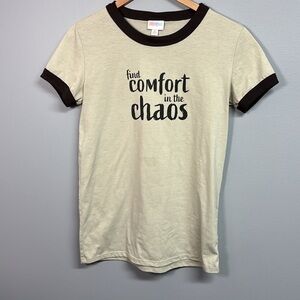 LuLaRoe Black and Gray Tee